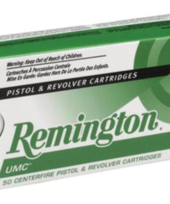 Remington UMC 9mm, 115gr, FMJ, Brass Case, 50rd Box