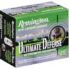 Close× Remington Ultimate Home Defense 9mm 124gr, Brass Jacketed Hollow Point 20rd Box