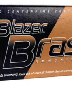 CCI Blazer Brass Ammo 9mm 115gr, FMJ, Round Nose, 50rd Box
