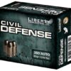 Close× Liberty Ammo Civil Defense 380 ACP 50gr, LF Fragmenting Hollow Point, 20rd Box