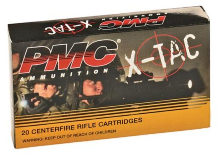 PMC X-Tac 5.56x45 NATO, 62gr, LAP, 20rd Box