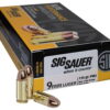 Sig Ammo 9MM 115Gr Elite Ball FMJ 50rd Bax