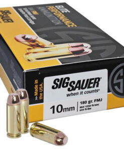 Sig Ammo 10mm 180Gr Elite Ball FMJ 50rd Box