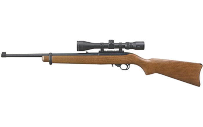 Ruger 10/22 Viridian EON 3-9x40 Scope Combo 22LR, Blued, Wood