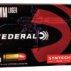 Federal American Eagle 9mm 130gr, Total Syntech Jacket Flat Nose, 50rd Box