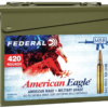 Federal American Eagle 5.56x45mm NATO, 55gr, Full Metal Jacket Boat Tail, FMJBT, 420rd