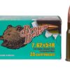 Brown Bear 7.62x54 Russian, 174gr, FMJ, Steel Cased, 20rd Box
