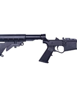 ET Arms Plum Crazy Gen II AR-15 Complete Lower, Polymer, Nano Lower Parts Kit, M4 Stock, Black