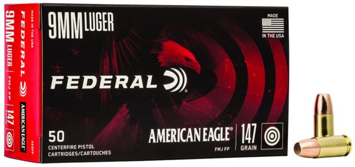 Federal Standard 9mm Full Metal Jacket 147gr, 50Box