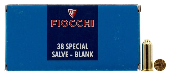Fiocchi .38 Special Blank Cartridges, 50rd - Not Ammo, These are Blanks - Not Ammo, These Are Blanks