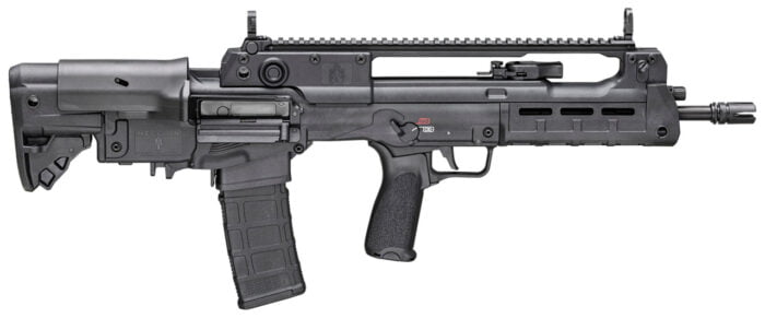 Springfield Hellion 5.56/.223, Bullpup, Flip-Up Sights, BCM Mod3 Grip, Black, 30rd