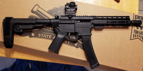 PSA AR-V 8" 9mm 1/10 Lightweight M-Lok MOE EPT SBA3 Pistol