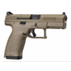 CZ P-10 Optics Ready Compact 4" 9mm 15rd Pistol, FDE
