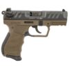 Walther Arms PD380 .380 ACP 3.70" Pistol 9rds, Military Green - Durable and Compact