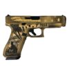 Glock Pistol G47 9mm MOS 4.49" 17rd, Distressed Gold / FDE Trump