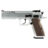 Tanfoglio Stock 10mm Pistol, 4.75" Barrel, Adjustable Sights, Silver