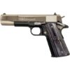 Colt 1911 JAL Dark Horse 38 Super 5" 8rd, Nickel/Black