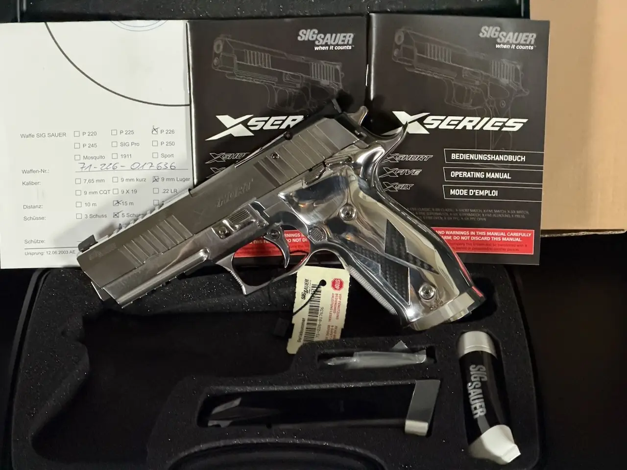 SIG-Sauer-P226-X-Short-Chrome-and-Carbon-Firearm-Gallery