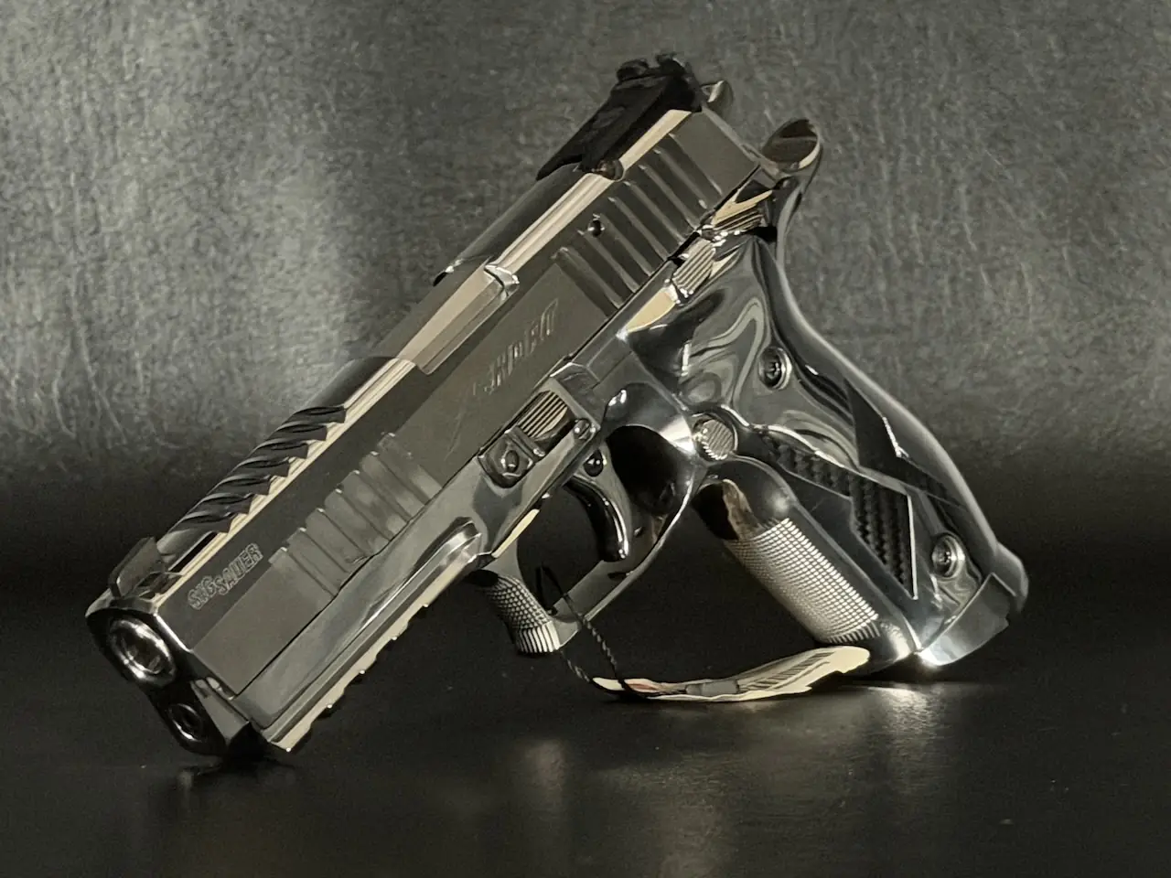 SIG-Sauer-P226-X-Short-Chrome-and-Carbon-Rare-Pistol